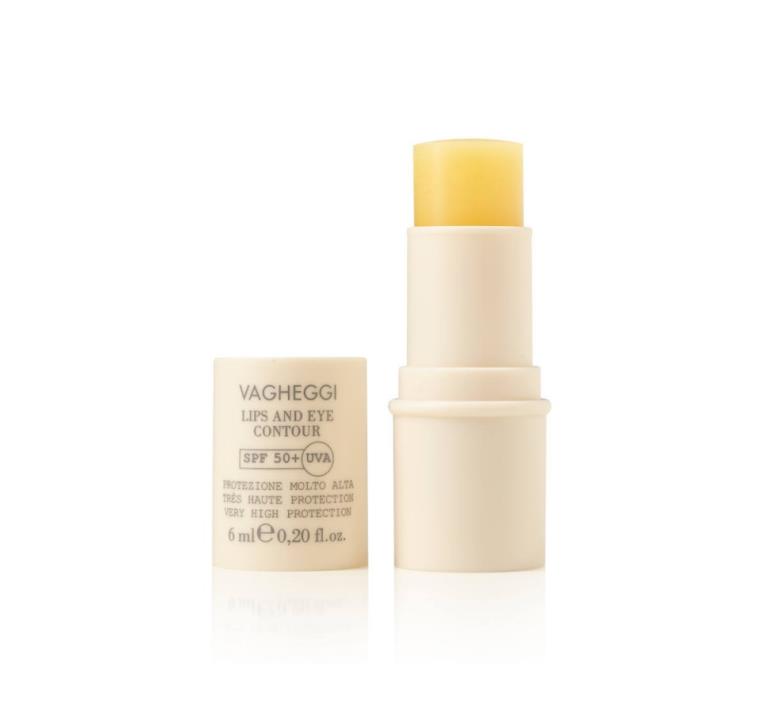 Stick labial y contorno de ojos SPF50+