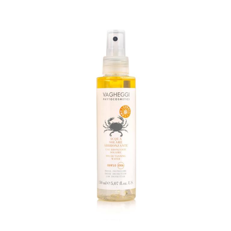 Agua solar bronceadora SPF10 UVA