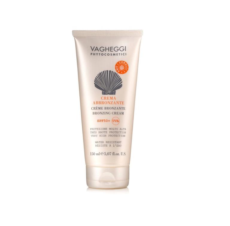 Crema bronceadora SPF50+ UVA