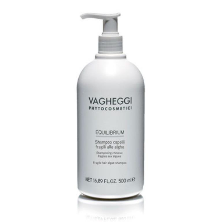 Champú con algas para cabello frágil